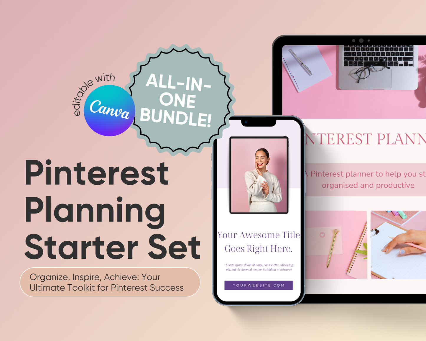 pinterest planning starter set 2024