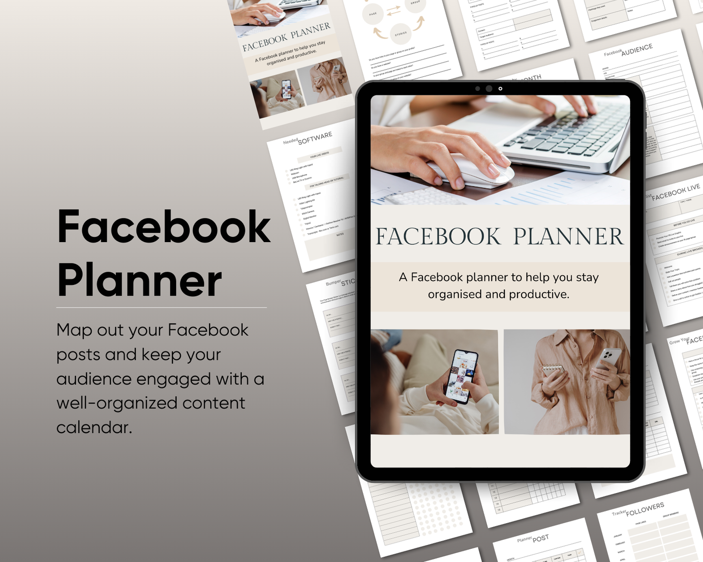 social media content planner kit for beginners