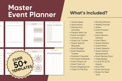 Event Planning Business Start Up Kit