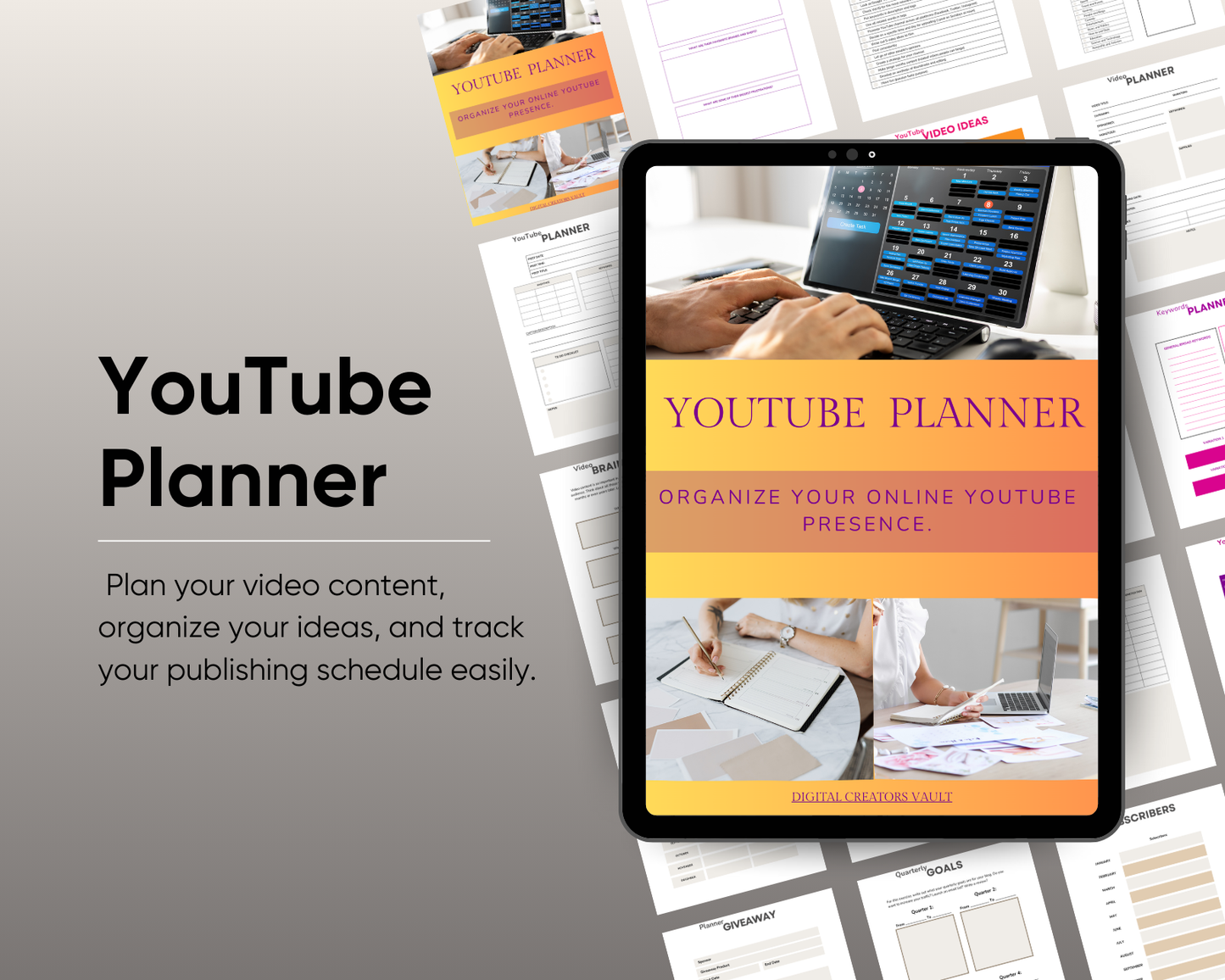 social media content planner kit for beginners