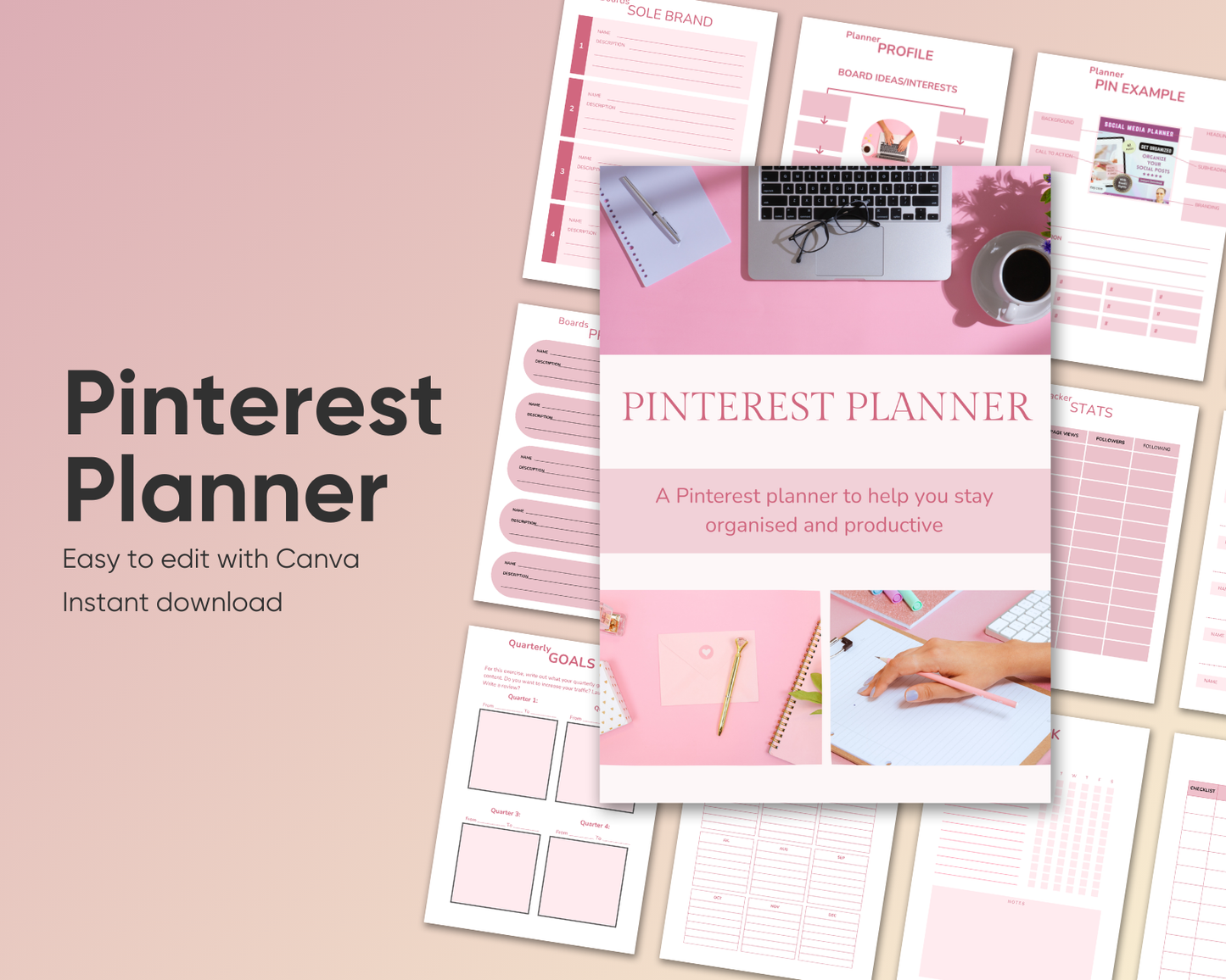 pinterest planning starter set 2024