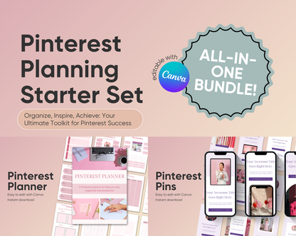 Pinterest Planning Starter Set 2024